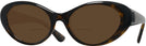 Oval Havana Versace 4455U Bifocal Reading Sunglasses View #1