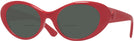 Oval Red Versace 4455U Bifocal Reading Sunglasses View #1