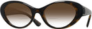 Oval Havana Versace 4455U w/ Gradient Bifocal Reading Sunglasses View #1