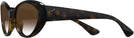 Oval Havana Versace 4455U w/ Gradient Progressive Reading Sunglasses View #3