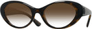 Oval Havana Versace 4455U w/ Gradient Progressive Reading Sunglasses View #1
