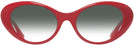 Oval Red Versace 4455U w/ Gradient Progressive Reading Sunglasses View #2