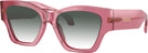 Square,Oversized Transparent Pink Versace 4492U w/ Gradient Progressive Reading Sunglasses View #1