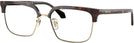 Square Dark Havana Versace 4494D Progressive No-Lines View #1