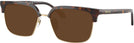 Square Dark Havana Versace 4494D Progressive Reading Sunglasses View #1