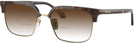 Square Dark Havana Versace 4494D w/ Gradient Bifocal Reading Sunglasses View #1