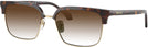Square Dark Havana Versace 4494D w/ Gradient Progressive Reading Sunglasses View #1