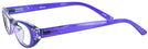 Cat Eye Prissy Blurple Cat Crazy Luxe Single Vision Half Frame View #3
