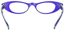 Cat Eye Prissy Blurple Cat Crazy Luxe Single Vision Half Frame View #4