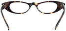 Cat Eye Tabby Tortoise Cat Crazy Luxe Single Vision Half Frame View #4