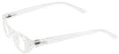 Cat Eye Crystal Clear Cat Crazy Single Vision Half Frame View #3