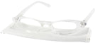 Cat Eye Crystal Clear Cat Crazy Single Vision Half Frame View #1
