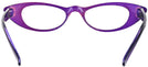 Cat Eye Purrfect Purple Cat Crazy Single Vision Half Frame View #4