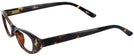 Cat Eye Tabby Tortoise Cat Crazy Single Vision Half Frame View #3