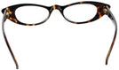 Cat Eye Tabby Tortoise Cat Crazy Single Vision Half Frame View #4