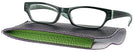 Rectangle Green Charli Single Vision Full Frame View #1