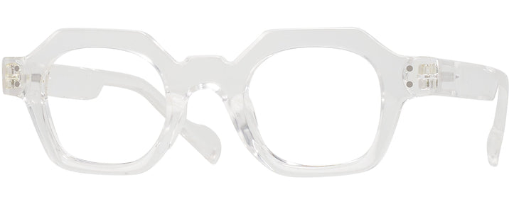 Rectangle Crystal Forget Me Not Single Vision Full Frame View #1