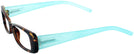 Rectangle Carolina Blue Gelato Single Vision Full Frame View #3