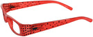 Rectangle Ruby Ice Ice Baby Single Vision Full Frame View #3