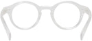 Round Crystal Nerd Out Single Vision Full Frame View #4