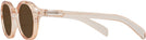 Round Peach Nerd Out Bifocal Reading Sunglasses View #3
