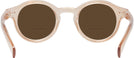 Round Peach Nerd Out Bifocal Reading Sunglasses View #4