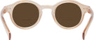 Round Peach Nerd Out Bifocal Reading Sunglasses View #4