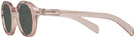 Round Vague Mauve Nerd Out Bifocal Reading Sunglasses View #3