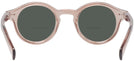 Round Vague Mauve Nerd Out Bifocal Reading Sunglasses View #4