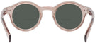 Round Vague Mauve Nerd Out Bifocal Reading Sunglasses View #4