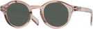 Round Vague Mauve Nerd Out Bifocal Reading Sunglasses View #1