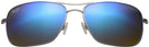 Rectangle Silver/Blue Hawaii Lens Maui Jim Wiki Wiki 246 Bifocal Reading Sunglasses View #2