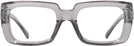 Oversized Grey Eye-Conic Single Vision Full Frame View #2