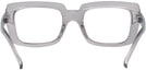 Oversized Grey Eye-Conic Single Vision Full Frame View #4