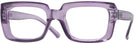Oversized Purple Eye-Conic Single Vision Full Frame View #1