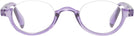 Rectangle Lavender Eye-Full Single Vision Full Frame View #2