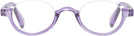 Rectangle Lavender Eye-Full Single Vision Full Frame View #2