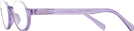 Rectangle Lavender Eye-Full Single Vision Full Frame View #3