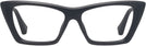 Cat Eye Matte Black Lola Single Vision Full Frame View #2
