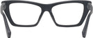 Cat Eye Matte Black Lola Single Vision Full Frame View #4