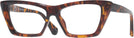Cat Eye Tortoise Lola Single Vision Full Frame View #1