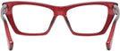 Cat Eye Red Lola Single Vision Full Frame View #4