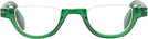  Dark Green Suzy Q Single Vision Half Frame View #2