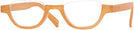  Orange Suzy Q Single Vision Half Frame View #1