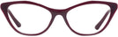 Cat Eye Plum Daddy Tailor Made Single Vision Full Frame View #2
