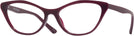 Cat Eye Plum Daddy Tailor Made Single Vision Full Frame View #1