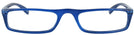 Rectangle Blue Hawaiian Cool-Aide Single Vision Half Frame View #2