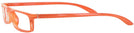 Rectangle Apricot Cool-Aide Single Vision Half Frame View #3