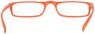 Rectangle Apricot Cool-Aide Single Vision Half Frame View #4