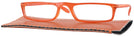 Rectangle Apricot Cool-Aide Single Vision Half Frame View #1